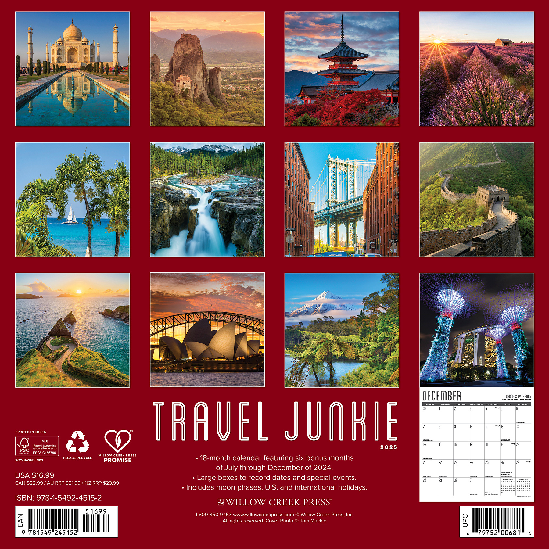 Buy Travel Junkie Calendar 2025? Order online quickly and easily