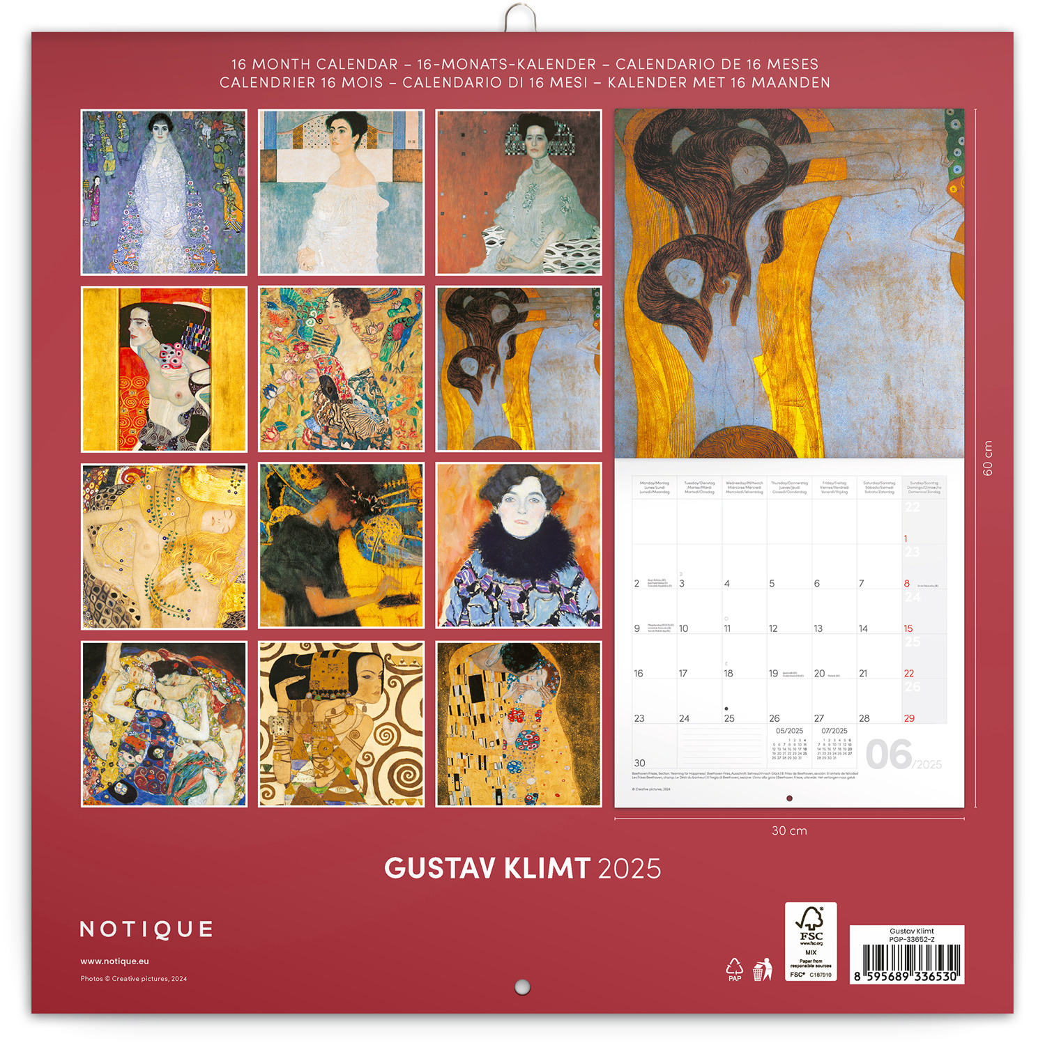 Acquista Gustav Klimt Calendario 2025 Ordina facilmente online