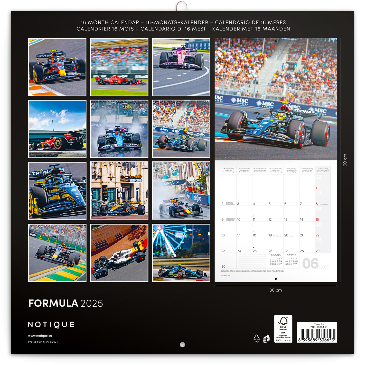 Acheter Formula Calendar 2025 Commander facilement en ligne Kalenderwinkel.nl
