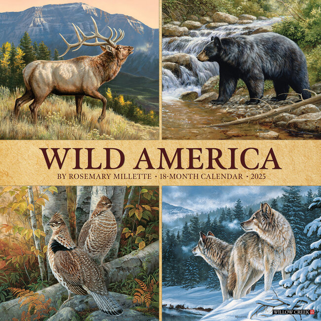 Wild America Calendar 2025
