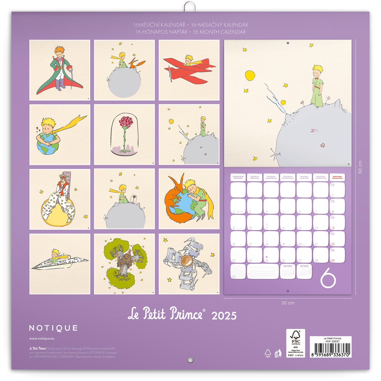 2025 Le Petit Prince Calendar Dawna Erminia