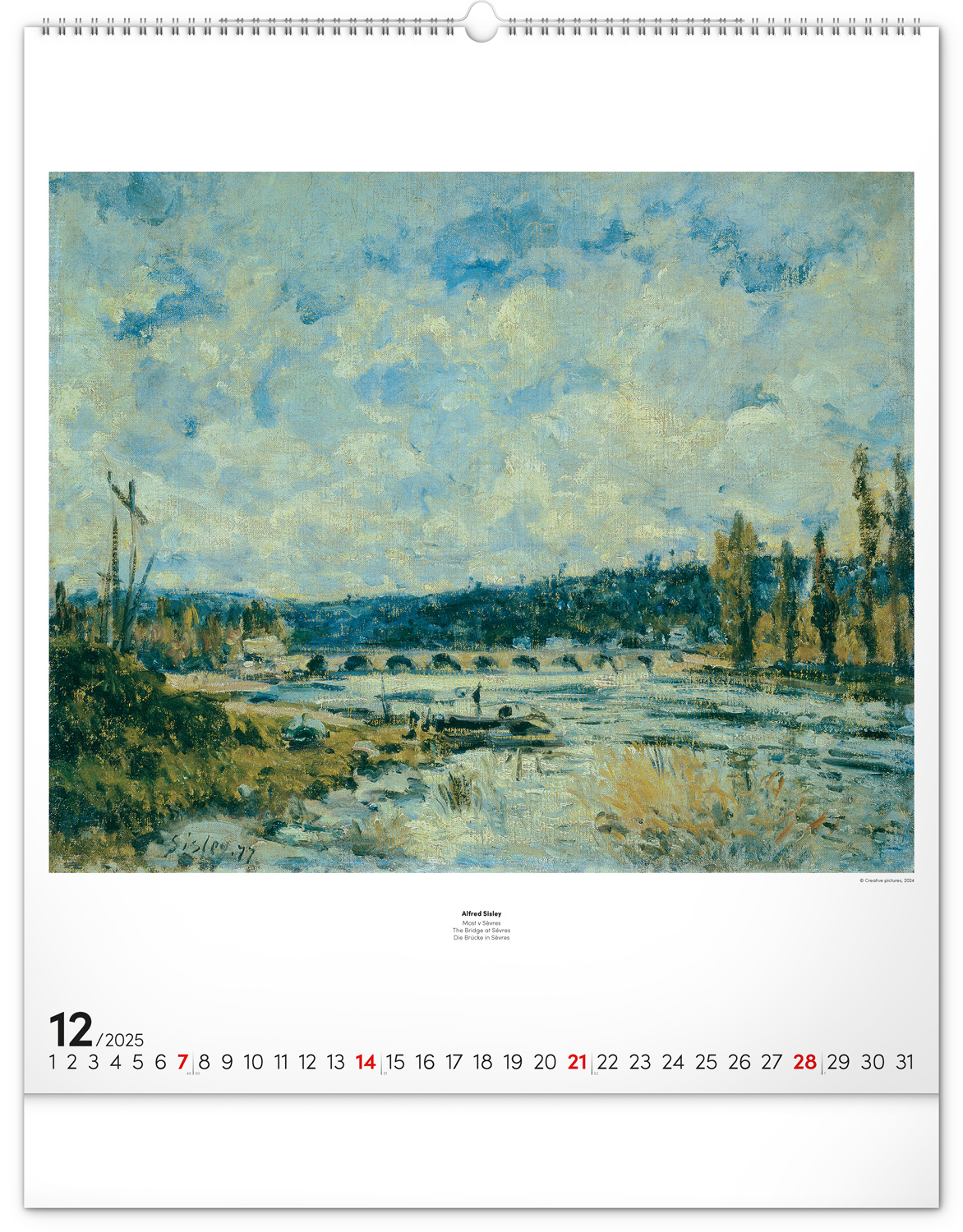 Impressionism Kalender 2025 Groot Kopen? Bestel eenvoudig Online