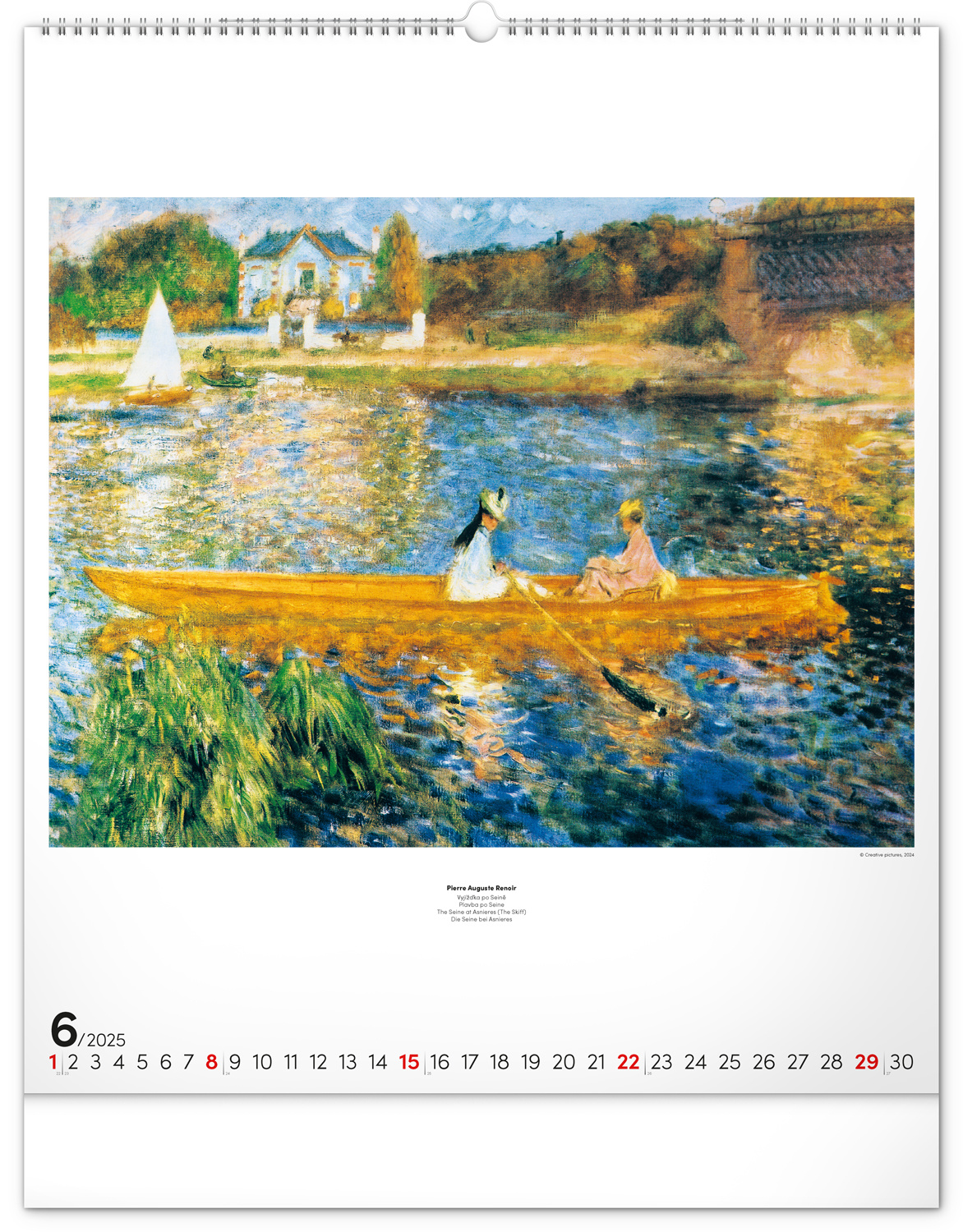 Buying Impressionism Calendar 2025 Large Order easily online