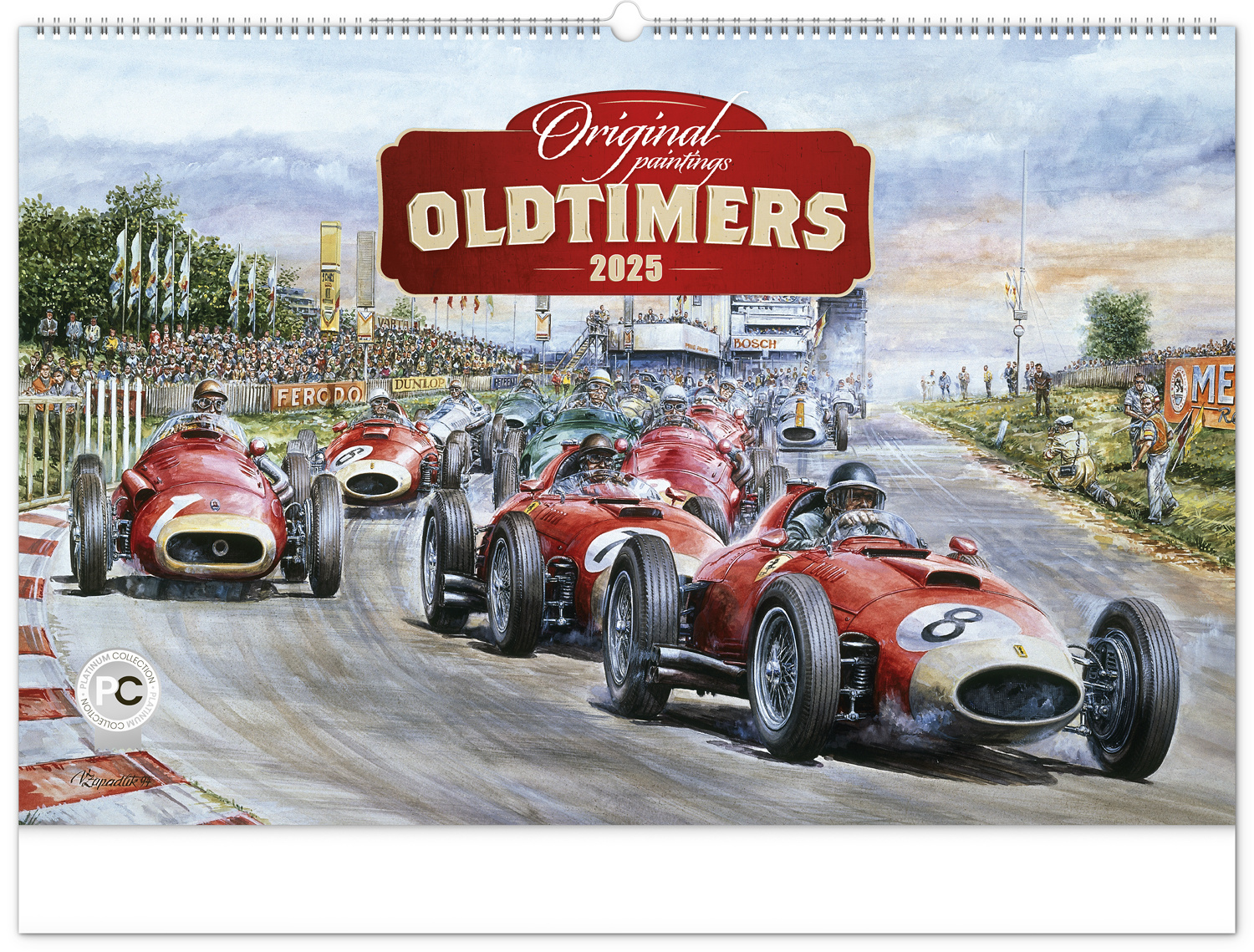 Buying Oldtimers Calendar 2025 simply order online Kalenderwinkel.nl