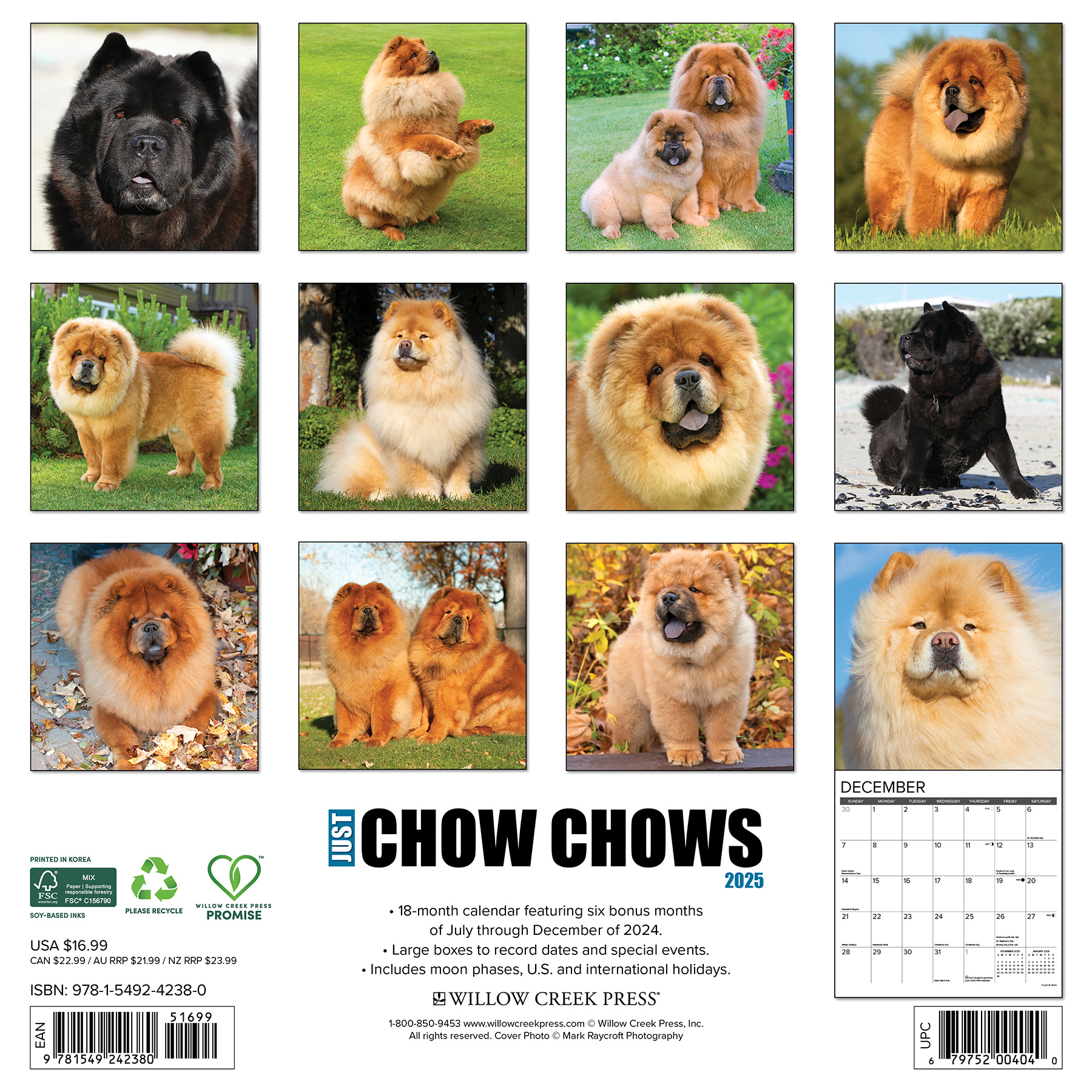 Buy Chow Chow Calendar 2025 Order online easily and quickly