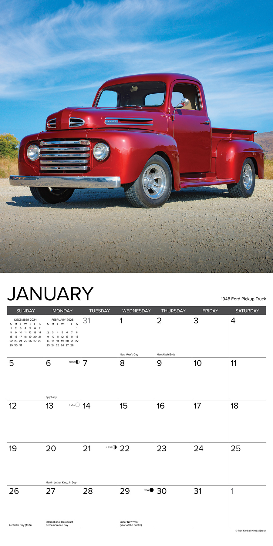 Buy Classic Pickups Calendar 2025 Order online easily