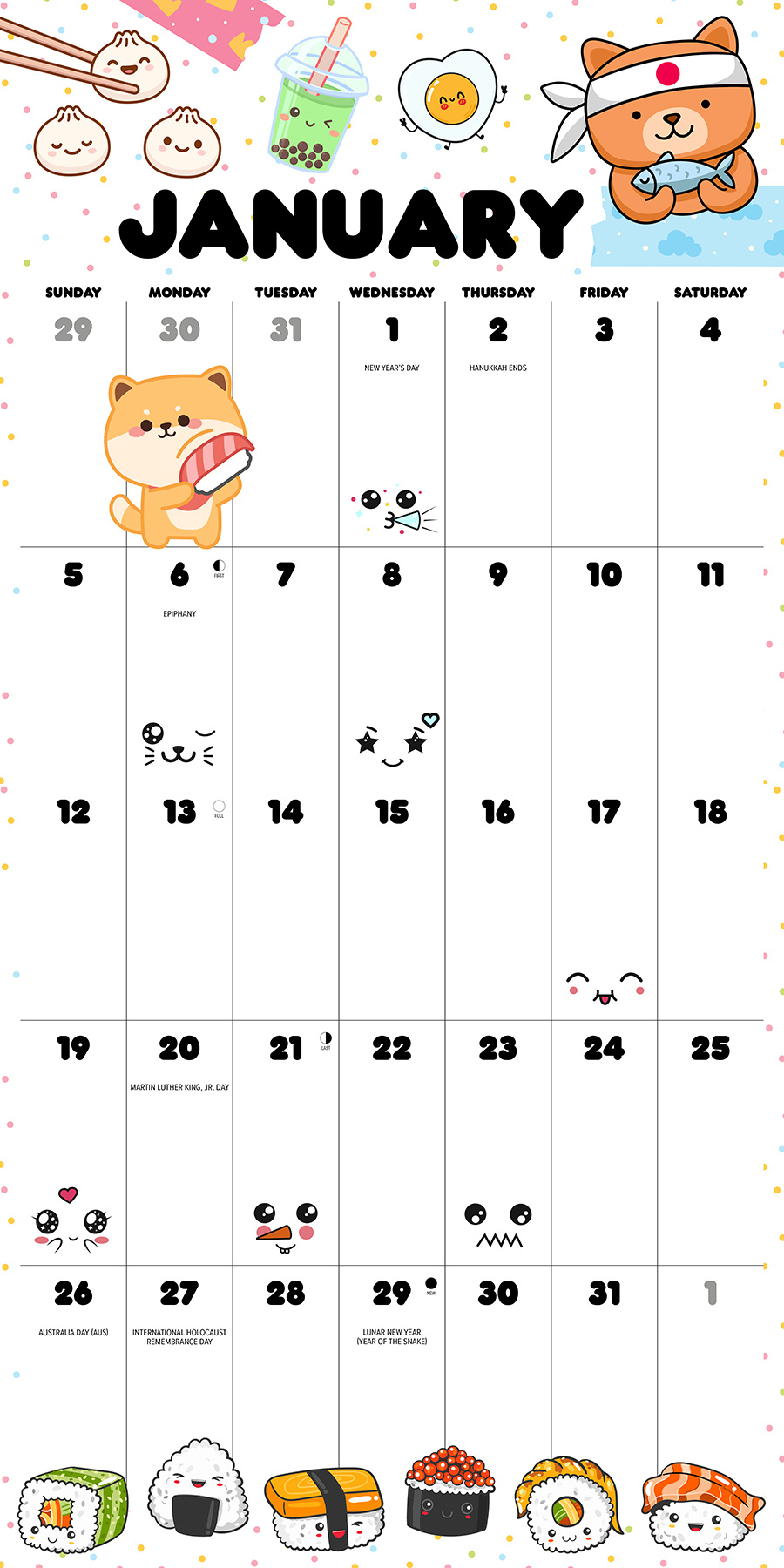 Buy Kawaii Calendar 2025? Order online quickly and easily. Kalenderwinkel.nl