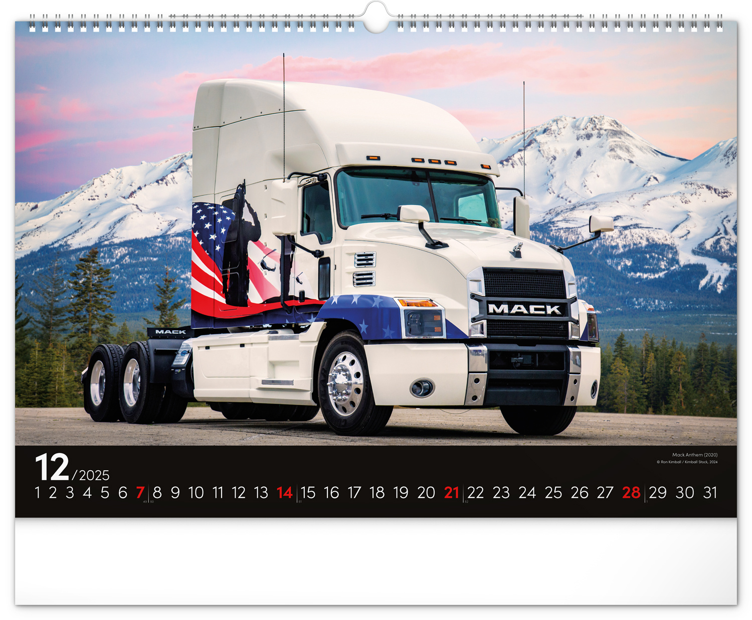 Buying Trucks Calendar 2025 Order easily online Kalenderwinkel.nl