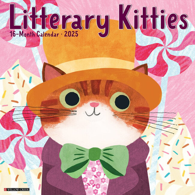 Willow Creek Litterary Kittens Calendar 2025