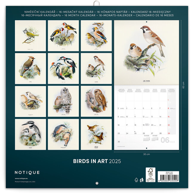 Buying Birds in Art Calendar 2025? Order online quickly and easily