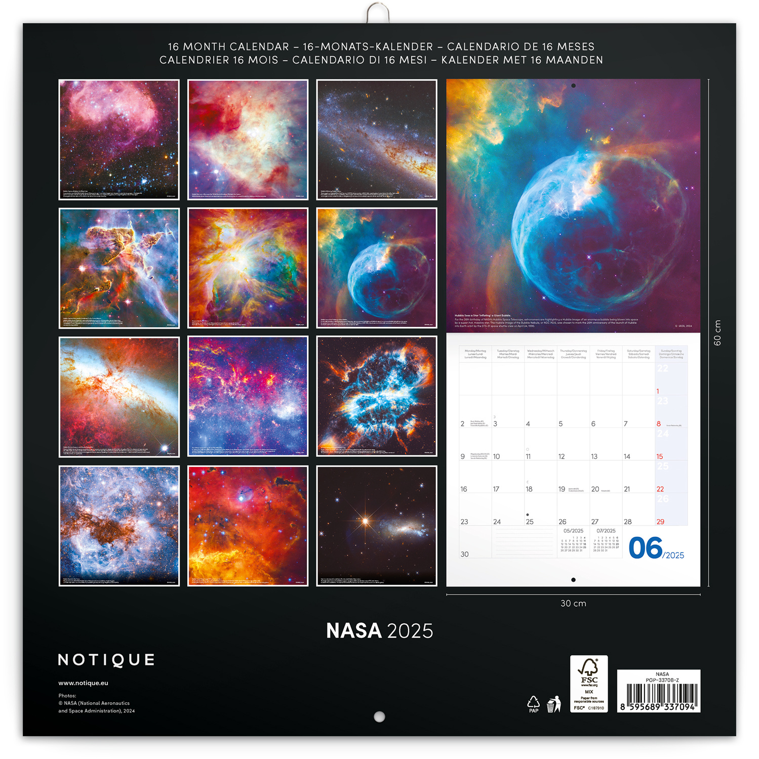 NASA Kalender 2025 Kopen? Bestel eenvoudig en snel Online