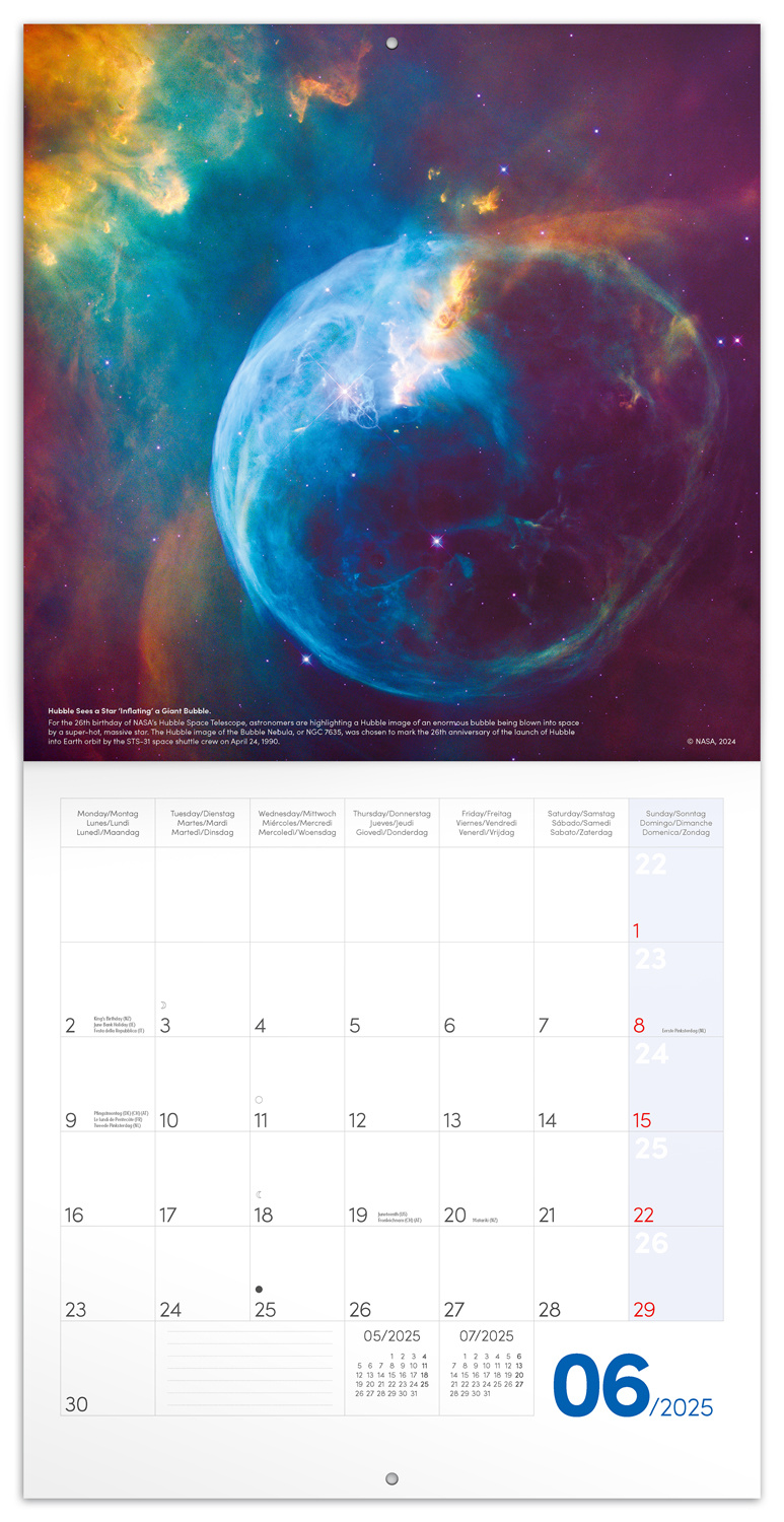 NASA Kalender 2025 Kopen? Bestel eenvoudig en snel Online