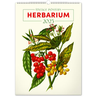 Presco Vintage Posters - Herbarium Calendar 2025