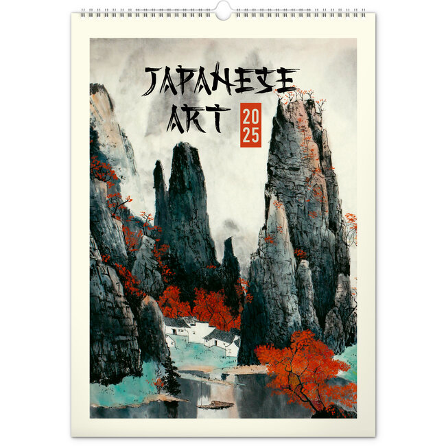 Vintage-Poster - Japanischer Kunstkalender 2025