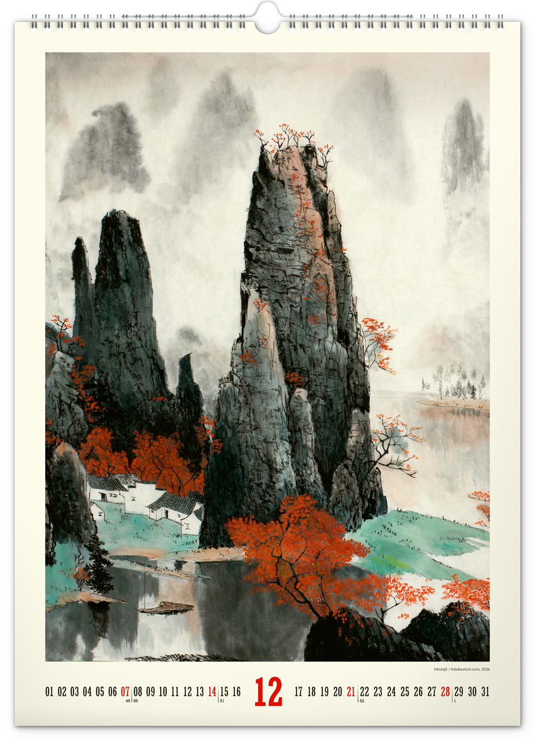 Vintage Posters - Japanese Art Calendar 2025 Buy | Order easily