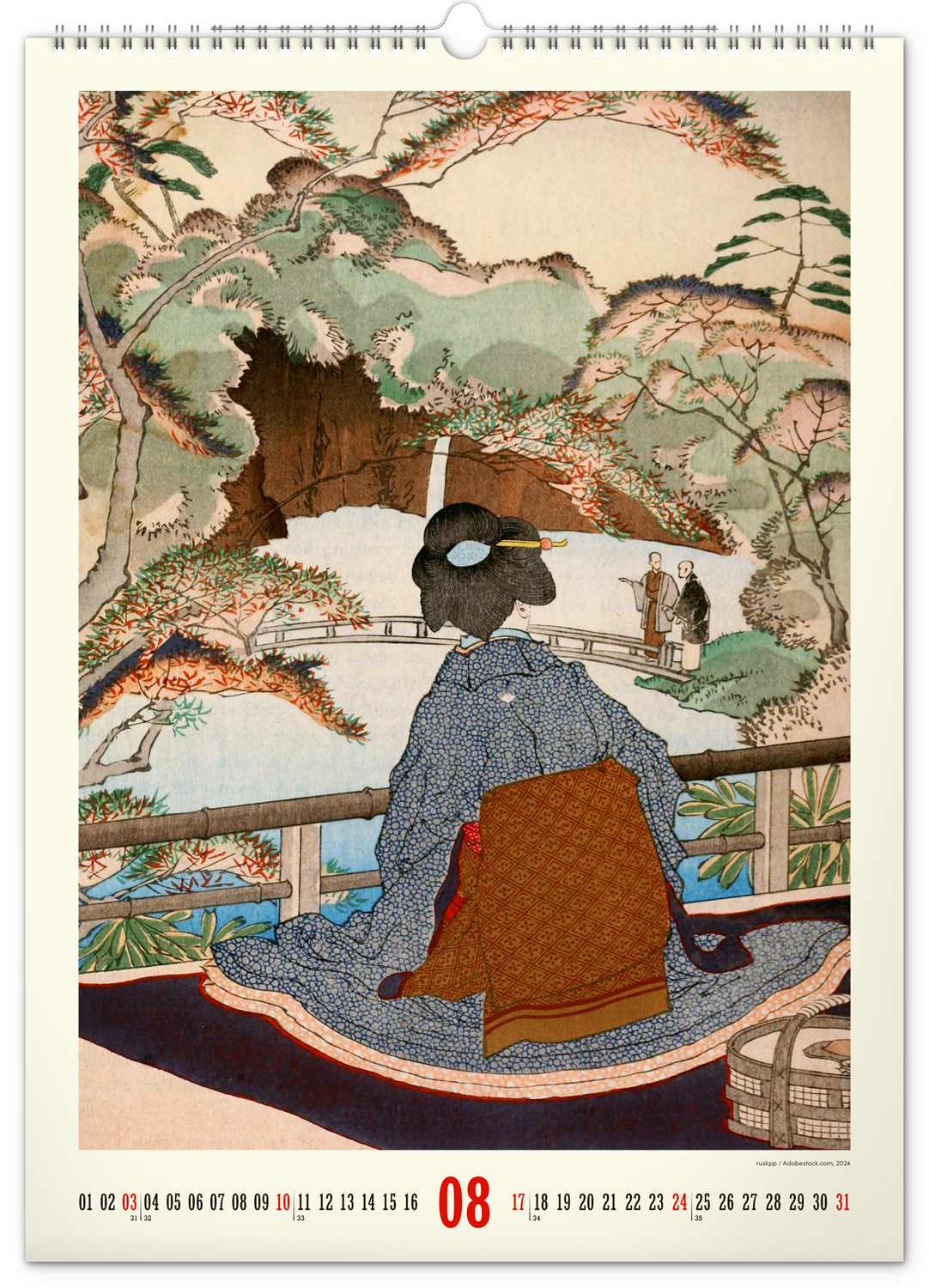 Vintage Posters Japanese Art Calendar 2025 Buy Order easily