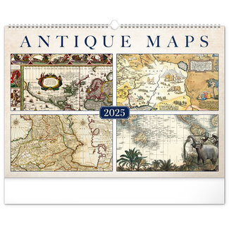 Presco Antique Maps Calendar 2025