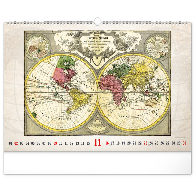 Antique Maps Kalender 2025 Kopen? Bestel eenvoudig en snel Online