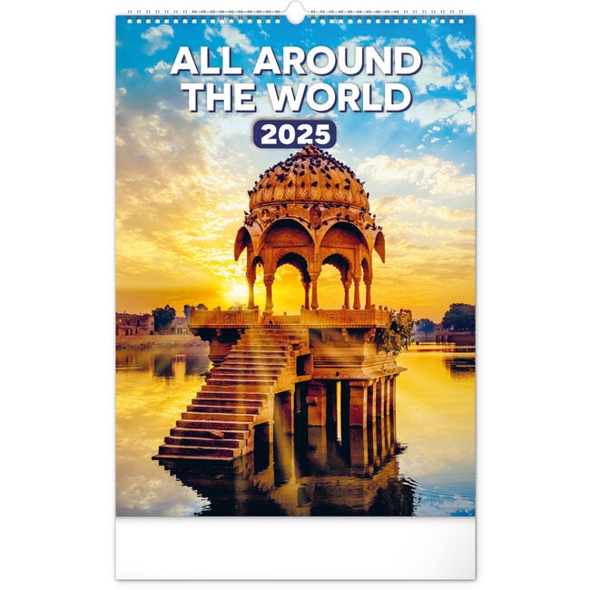 All around the World Calendar 2025