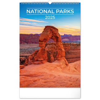 Presco National Parks Calendar 2025 Large