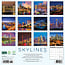 Skylines Calendar 2025