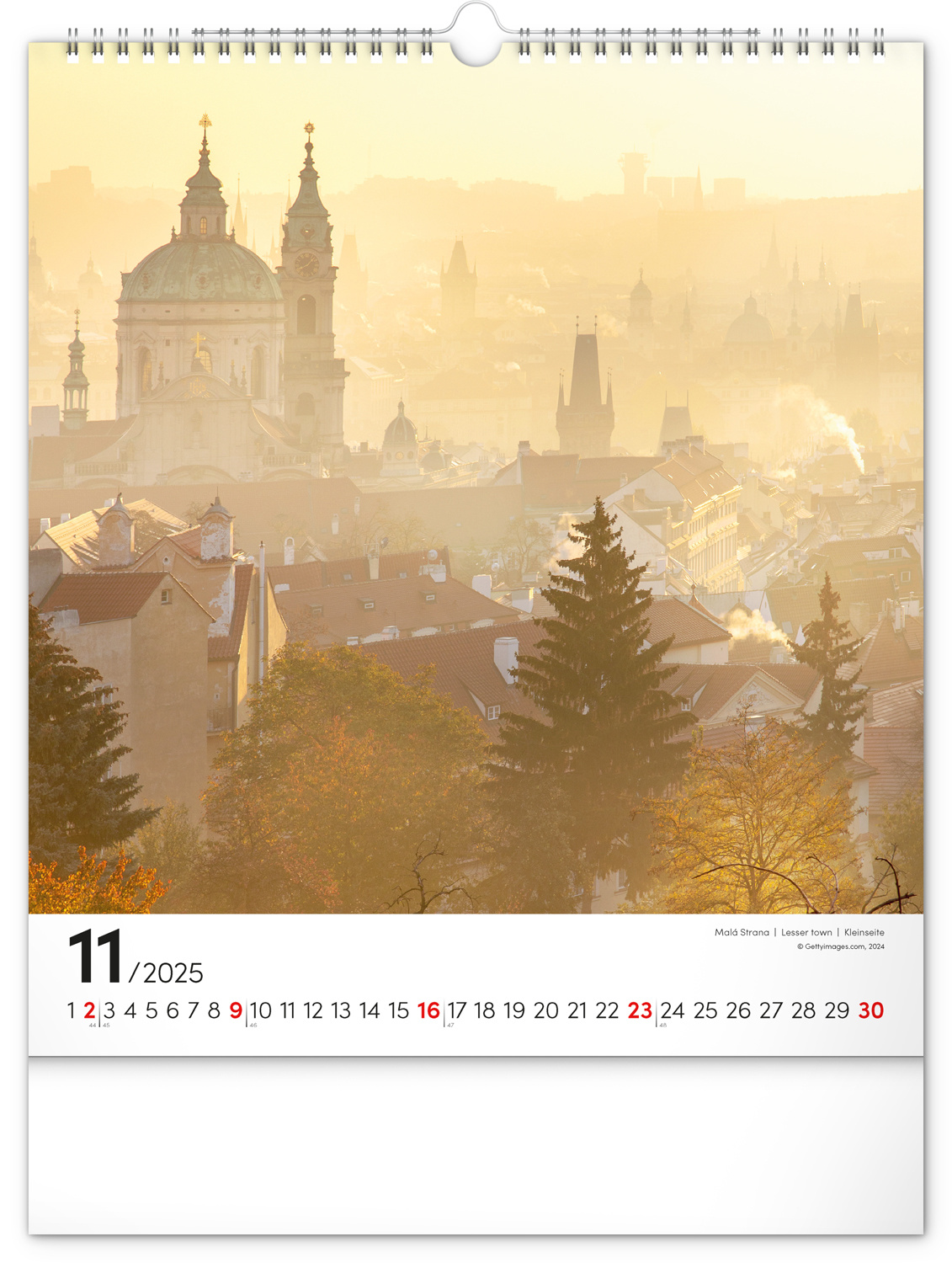 Buying Prague Calendar 2025 Large? Order easily online Kalenderwinkel.nl
