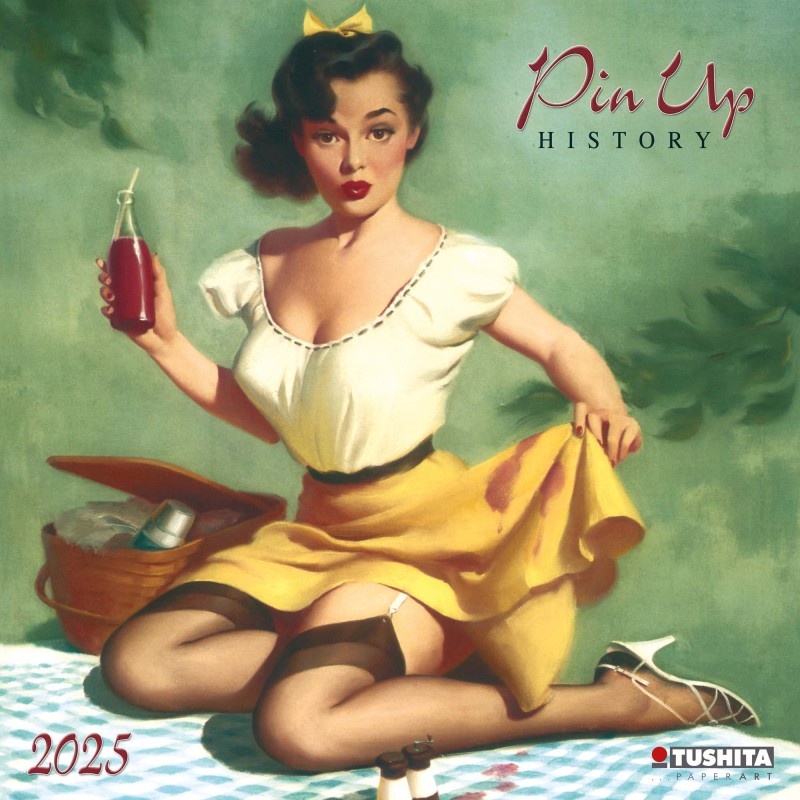 Buying Pin Up History Calendar 2025  simply order online 