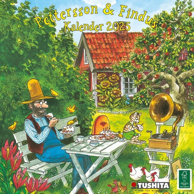 Pettersson and Findus Calendar 2025