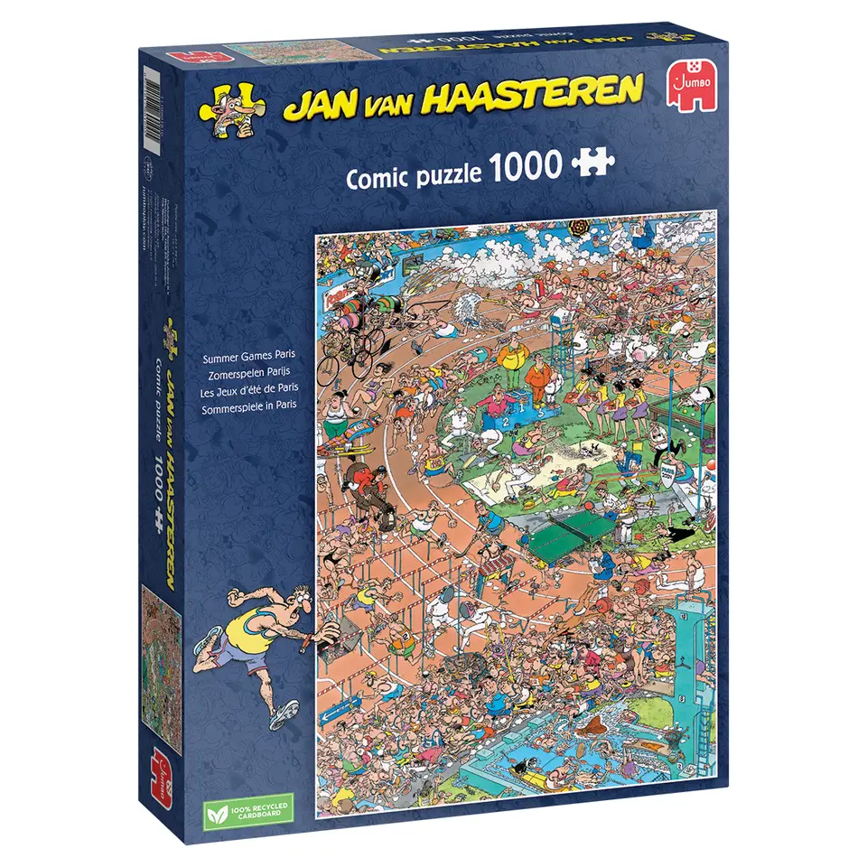 Jan van Haasteren - Zomerspelen Parijs - 1000 stukjes puzzel - Legpuzzel