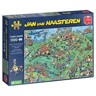 Jumbo Jan van Haasteren - Campeón de Europa de fútbol Puzzle 1000 piezas