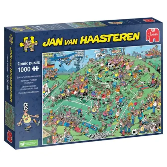 Jan van Haasteren - Europas Fußballmeister Puzzle 1000 Teile