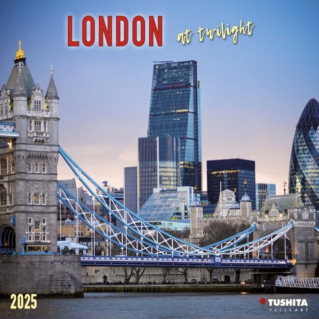 Calendario Londra al crepuscolo 2025
