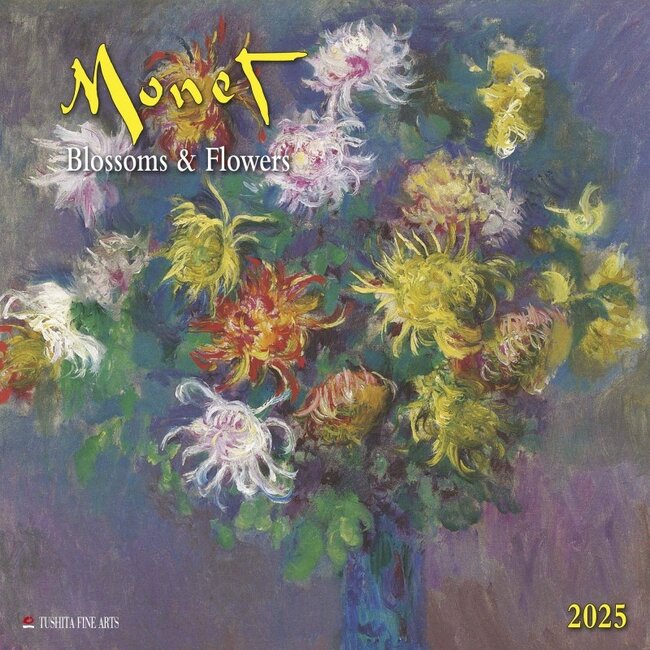 Tushita Claude Monet - Blüten & Blumen Kalender 2025