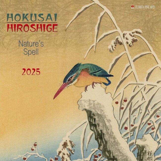 Tushita Hokusai/Hiroshige - Calendrier de la nature 2025