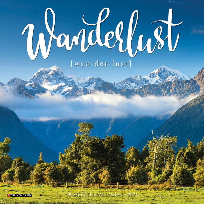 Calendario Wanderlust 2025 Mini