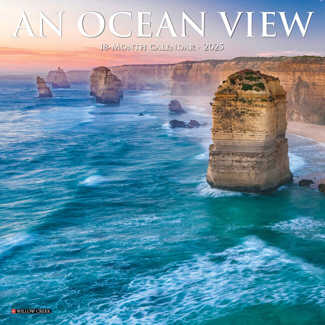 Willow Creek Ocean View Calendar 2025 Mini