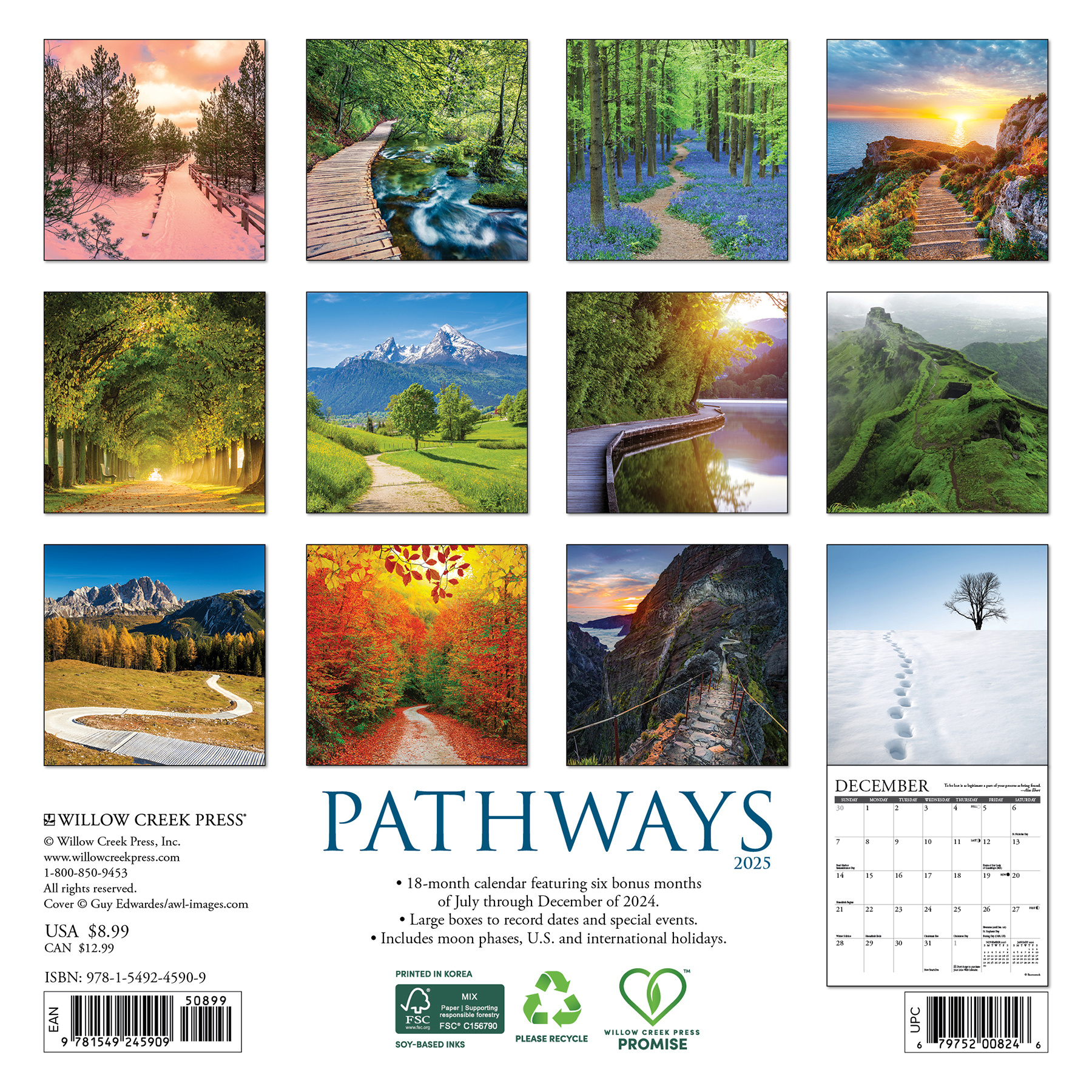 Comprar Calendario Pathways 2025 Mini? Haga su pedido en línea de forma