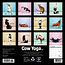 Cows Yoga Calendar 2025 Mini