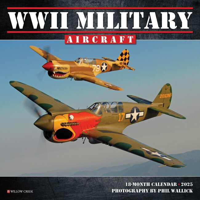 WWII Military Aircraft Calendar 2025 Mini Buy? Order easily