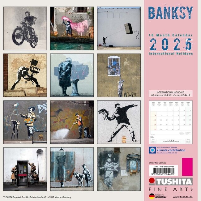 el Calendario Banksy 2025? Haga su pedido en línea de forma