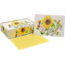 Peter Pauper Watercolour Sunflower Note cards 14 pieces