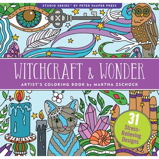 Peter Pauper Witchcraft and Wonder Colouring Book