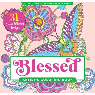 Peter Pauper Blessed Artist's Colouring Book