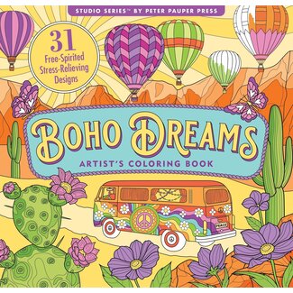 Peter Pauper Libro da colorare Boho Dreams