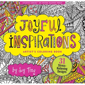 Peter Pauper Livre de coloriage "Inspirations joyeuses