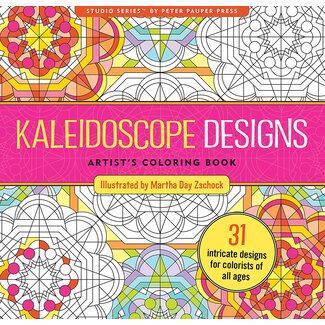 Peter Pauper Livre de coloriage Kaleidoscope Designs