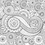 Livre de coloriage "Peaceful Paisleys