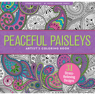 Peter Pauper Livre de coloriage "Peaceful Paisleys
