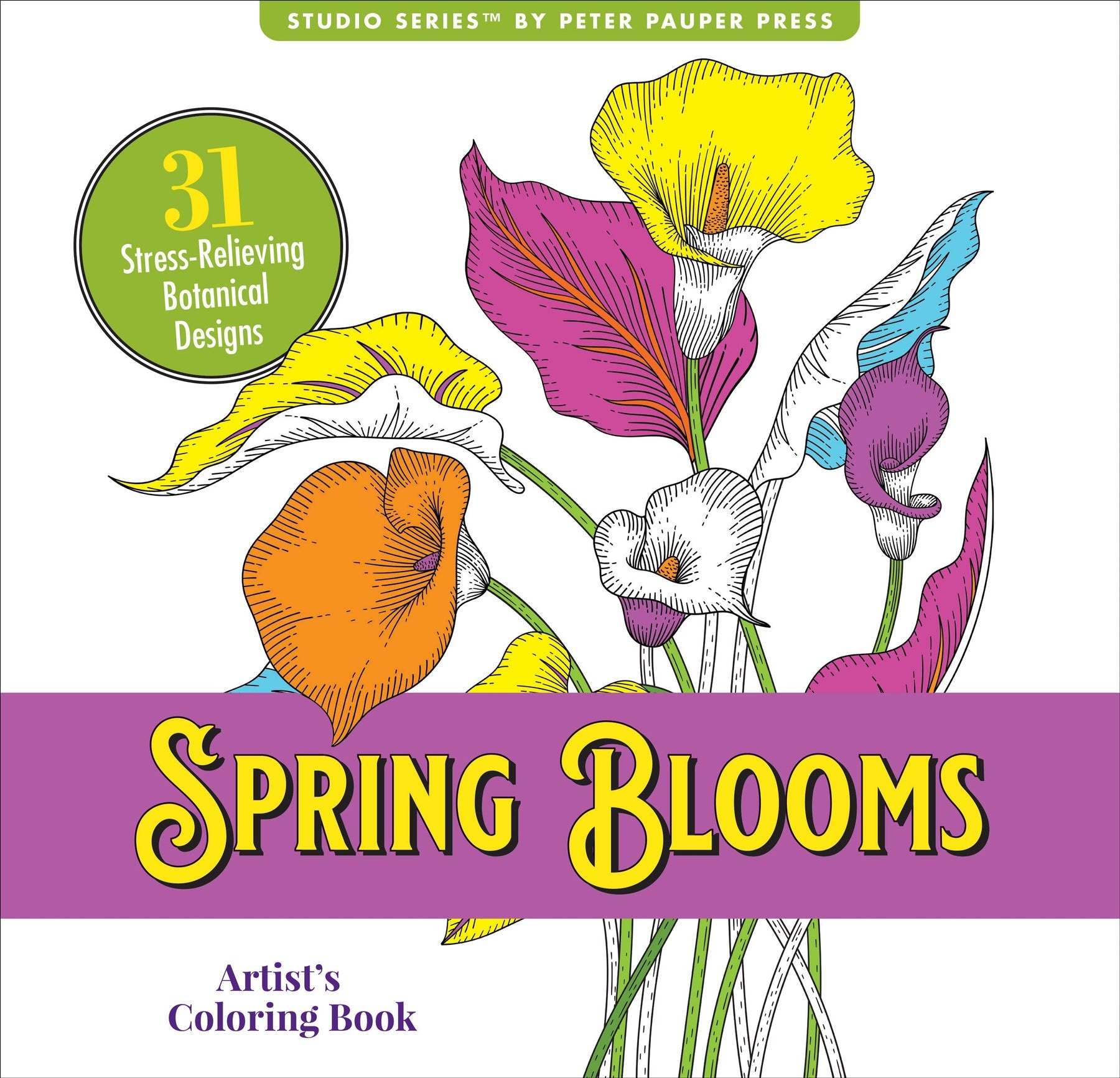 Spring Blooms Kleurboek