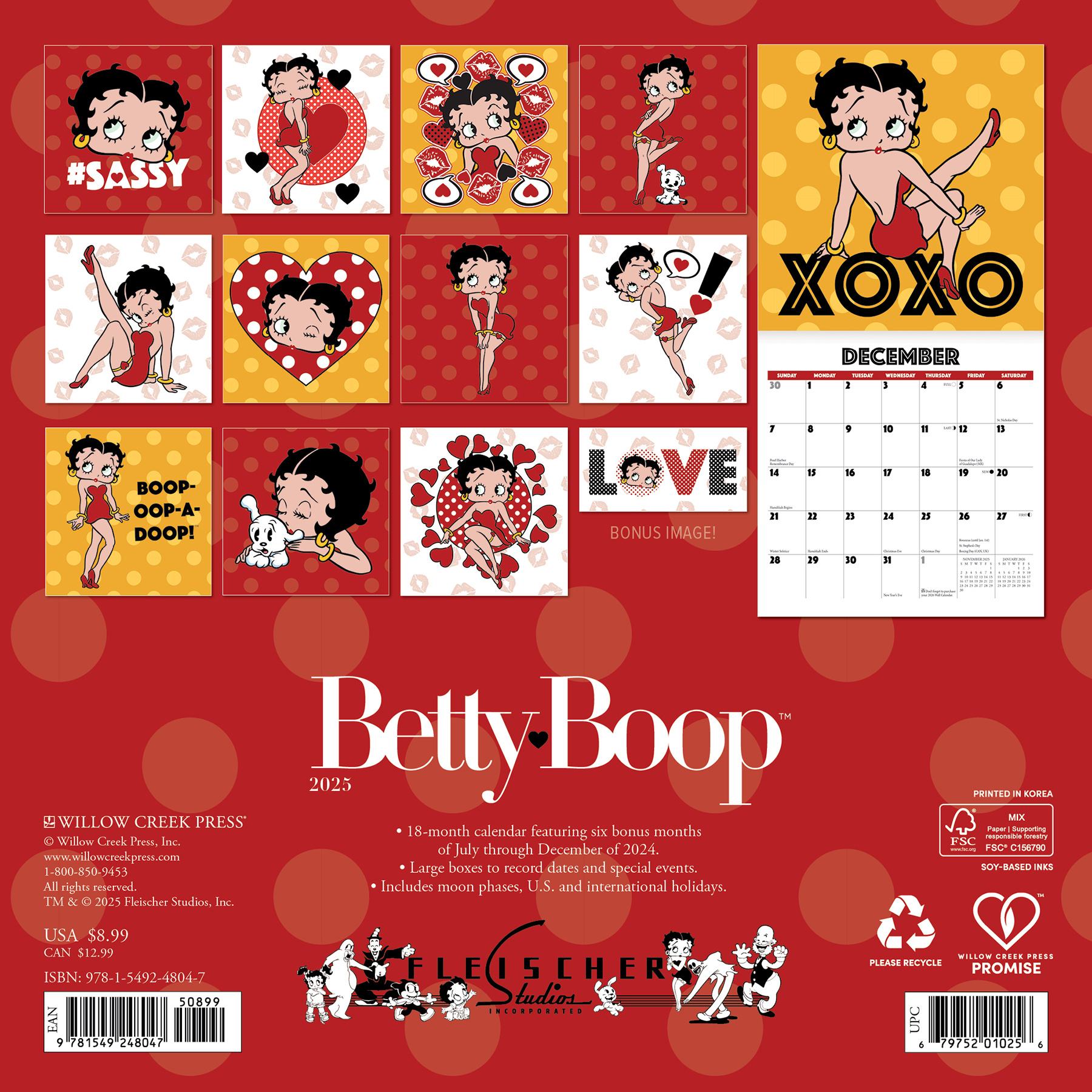 Betty Boop Kalender 2025 Mini Kopen? Bestel eenvoudig en snel Online